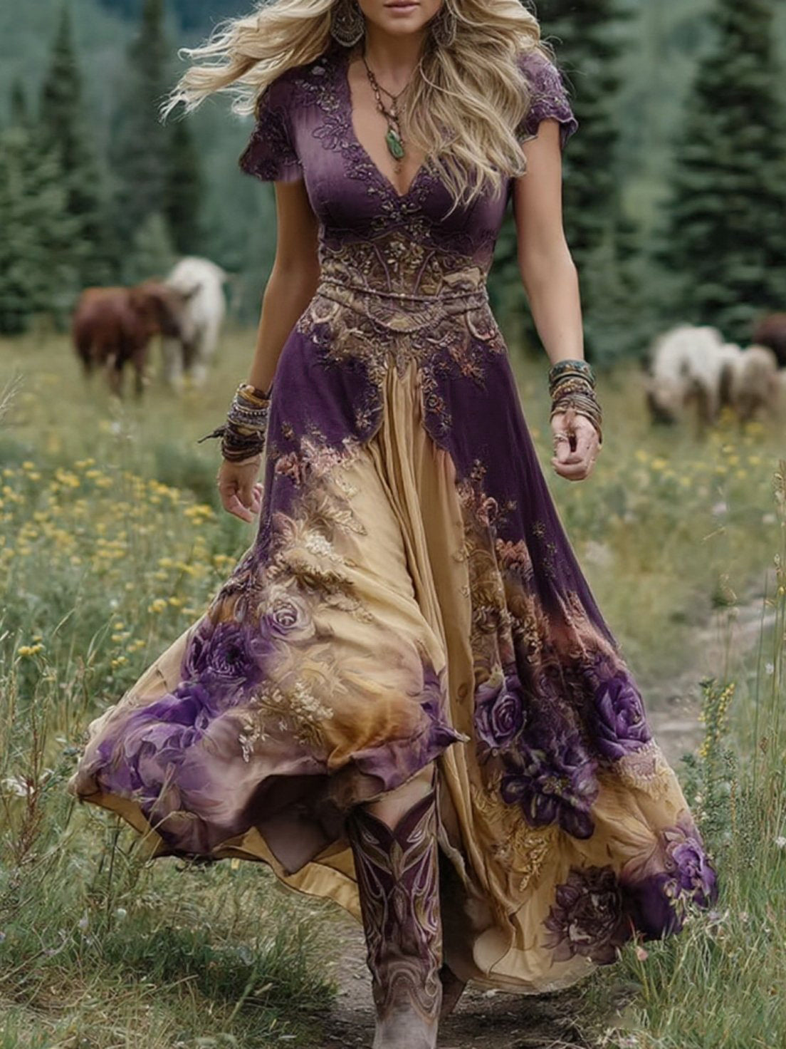 Hayden Isla | Colorfull Maxi Dress