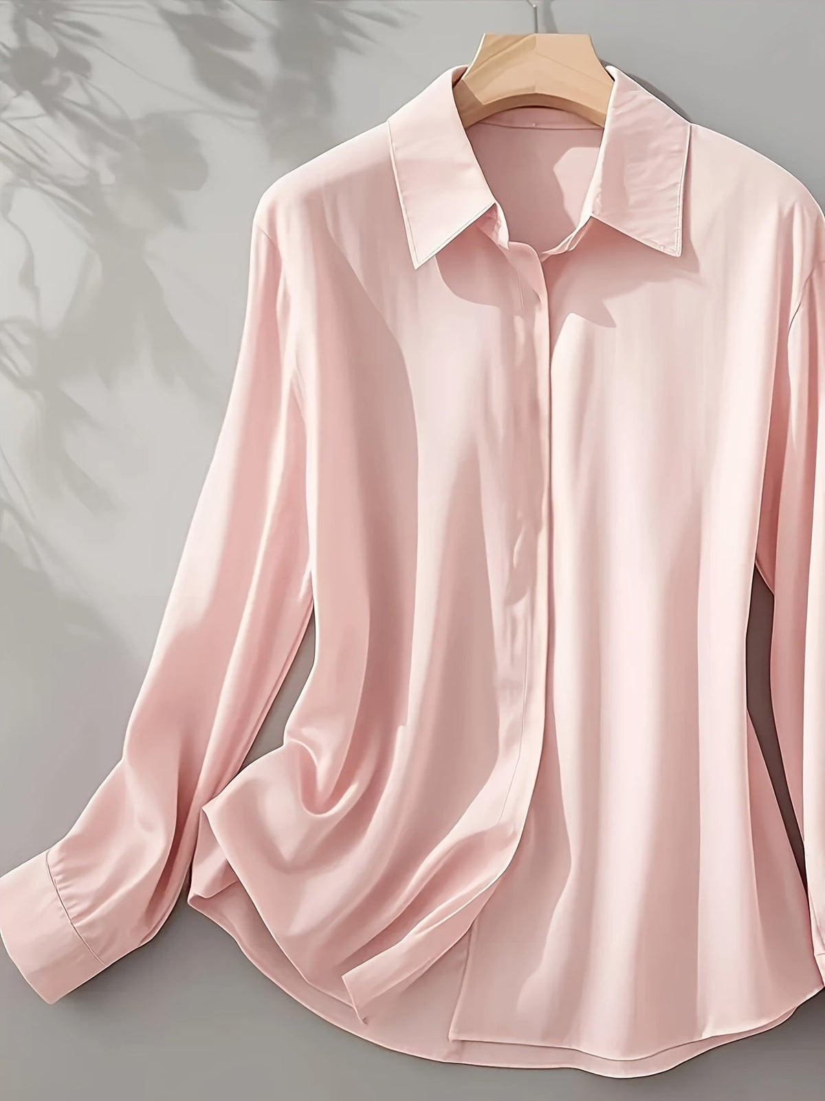 Hayden Ellen | Stylish Long-sleeved Blouse With Button Placket