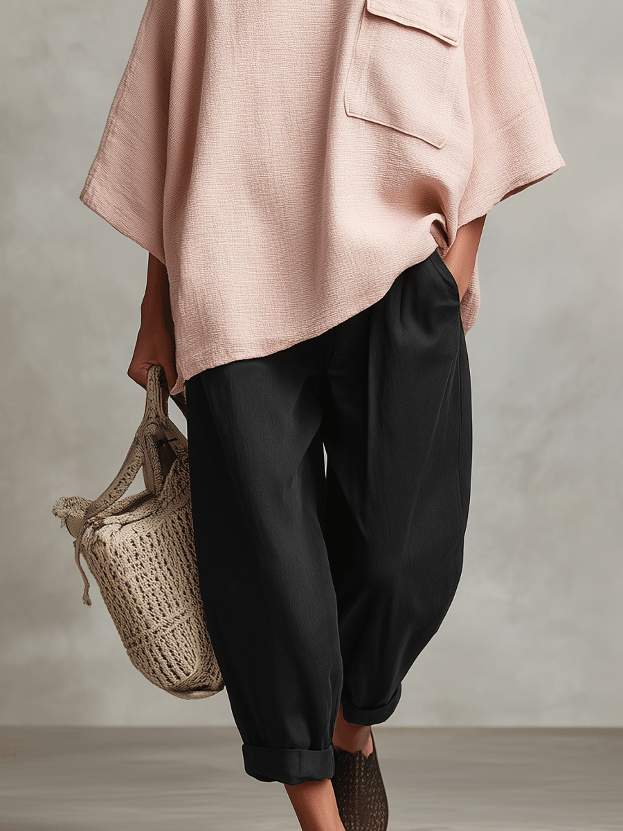 Noelle™ Textured Tapered Trousers