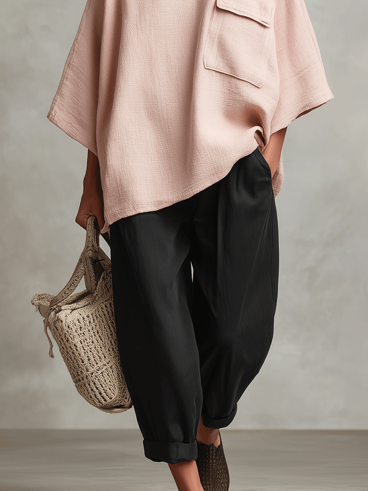 Noelle™ Textured Tapered Trousers