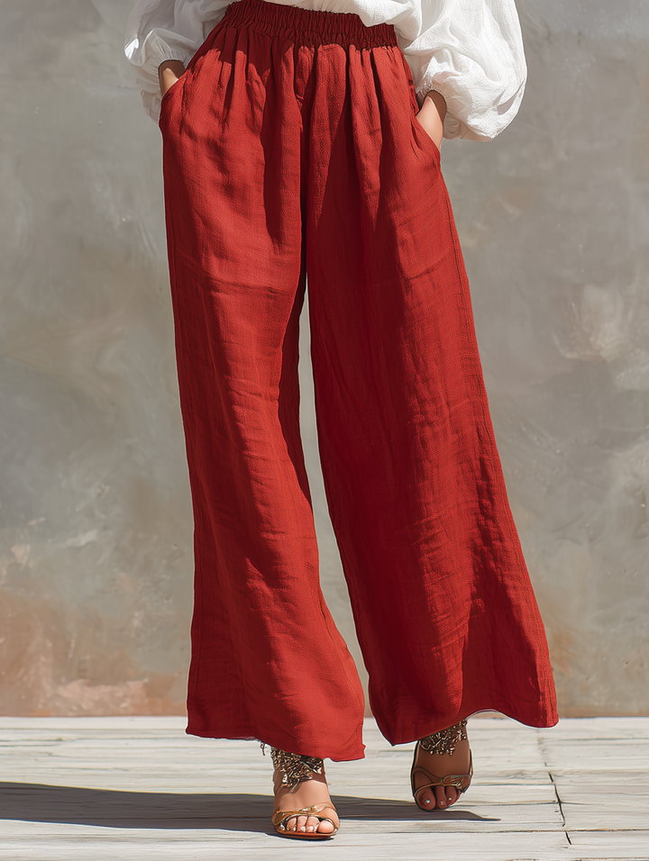 Sophie™ Linen Wide-Leg Trousers