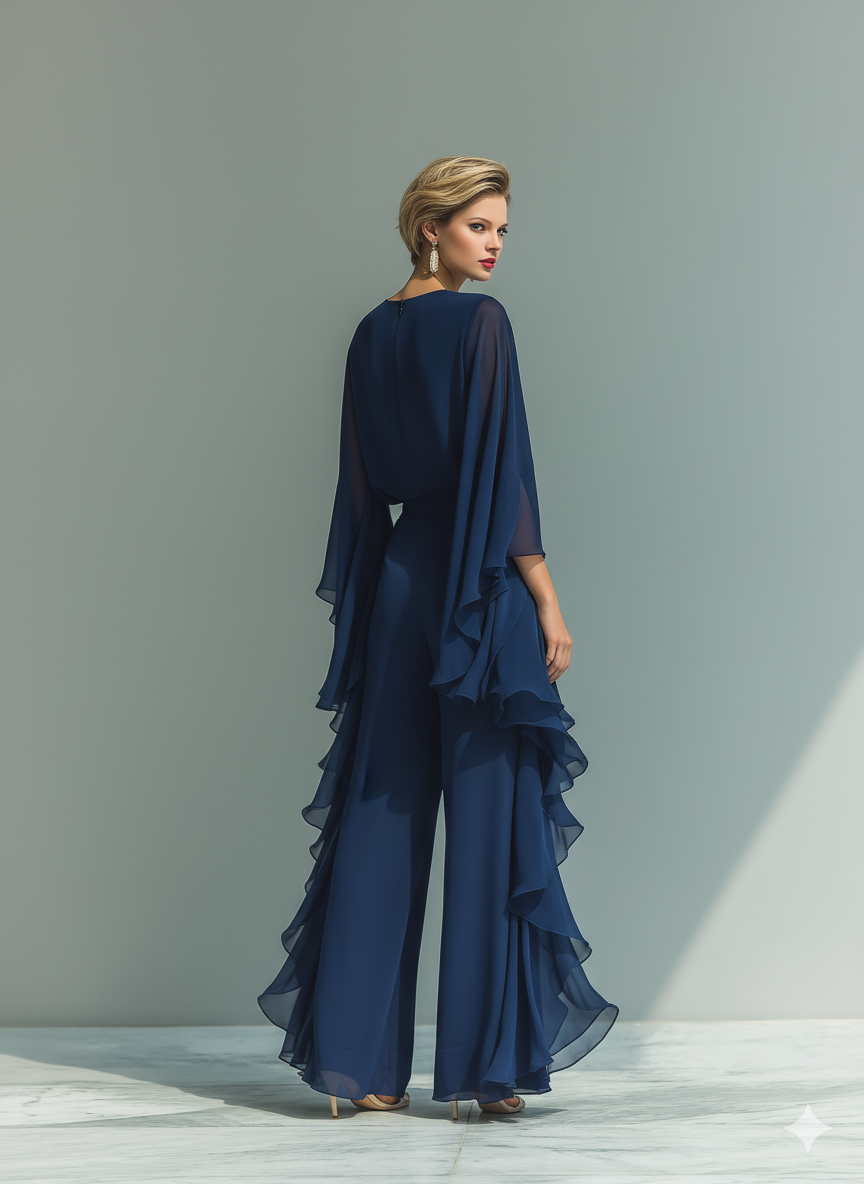 Marina™ Ruffle Wide-Leg Trousers