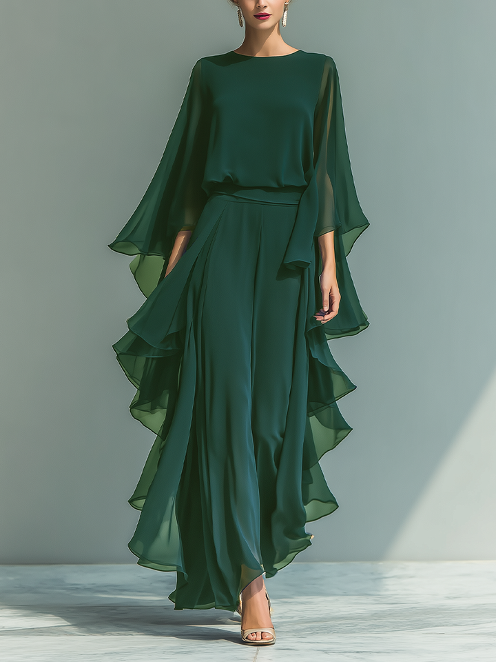Marina™ Ruffle Wide-Leg Trousers