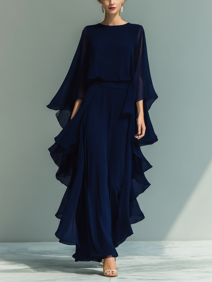 Marina™ Ruffle Wide-Leg Trousers