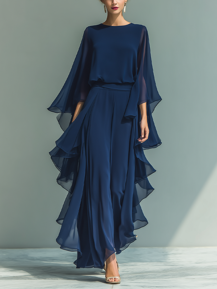 Marina™ Ruffle Wide-Leg Trousers