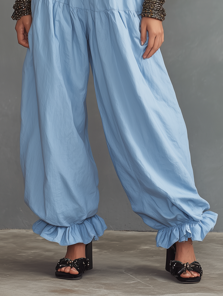Celeste™ Ruffled Balloon Trousers