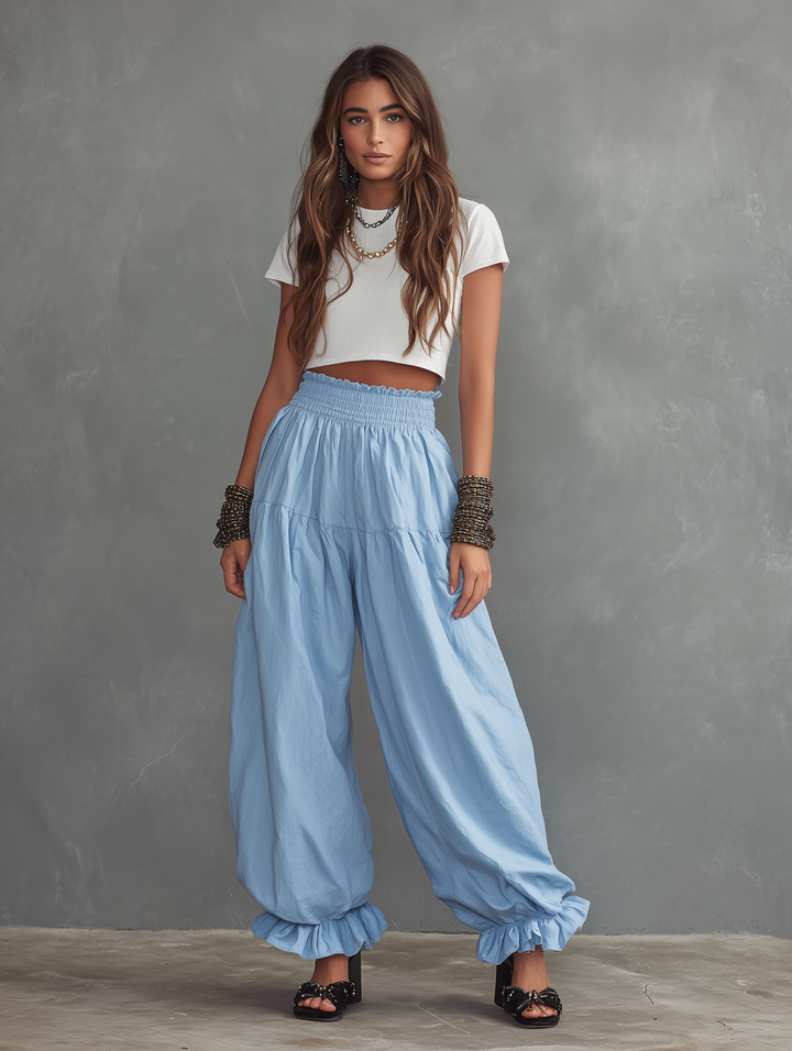 Celeste™ Ruffled Balloon Trousers