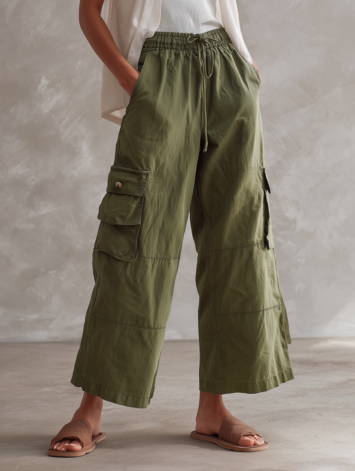 Olivia™ Olive Cargo Trousers