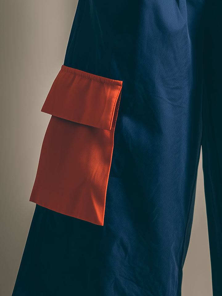 Aurelia™ Navy Pleated Culottes