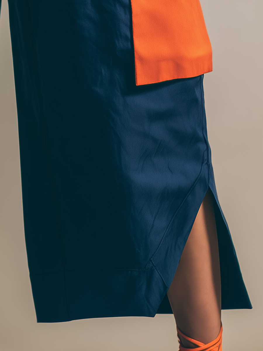 Aurelia™ Navy Pleated Culottes