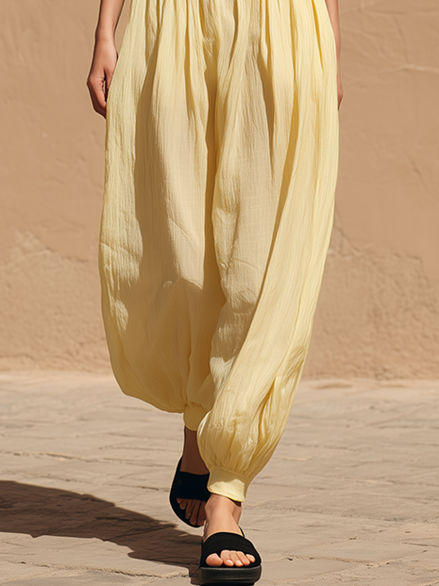 Isla™ Yellow Tapered Trousers