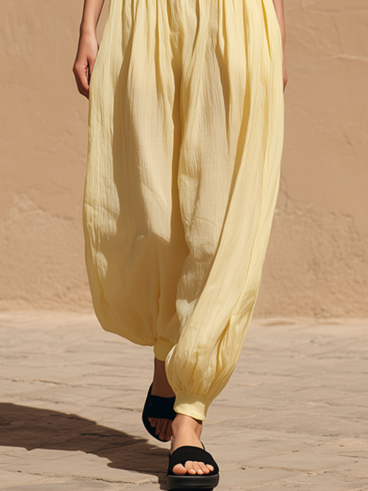 Isla™ Yellow Tapered Trousers