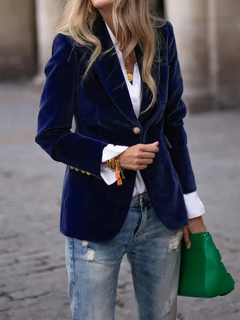 Hayden Julissa | Elegant Velvet Jacket