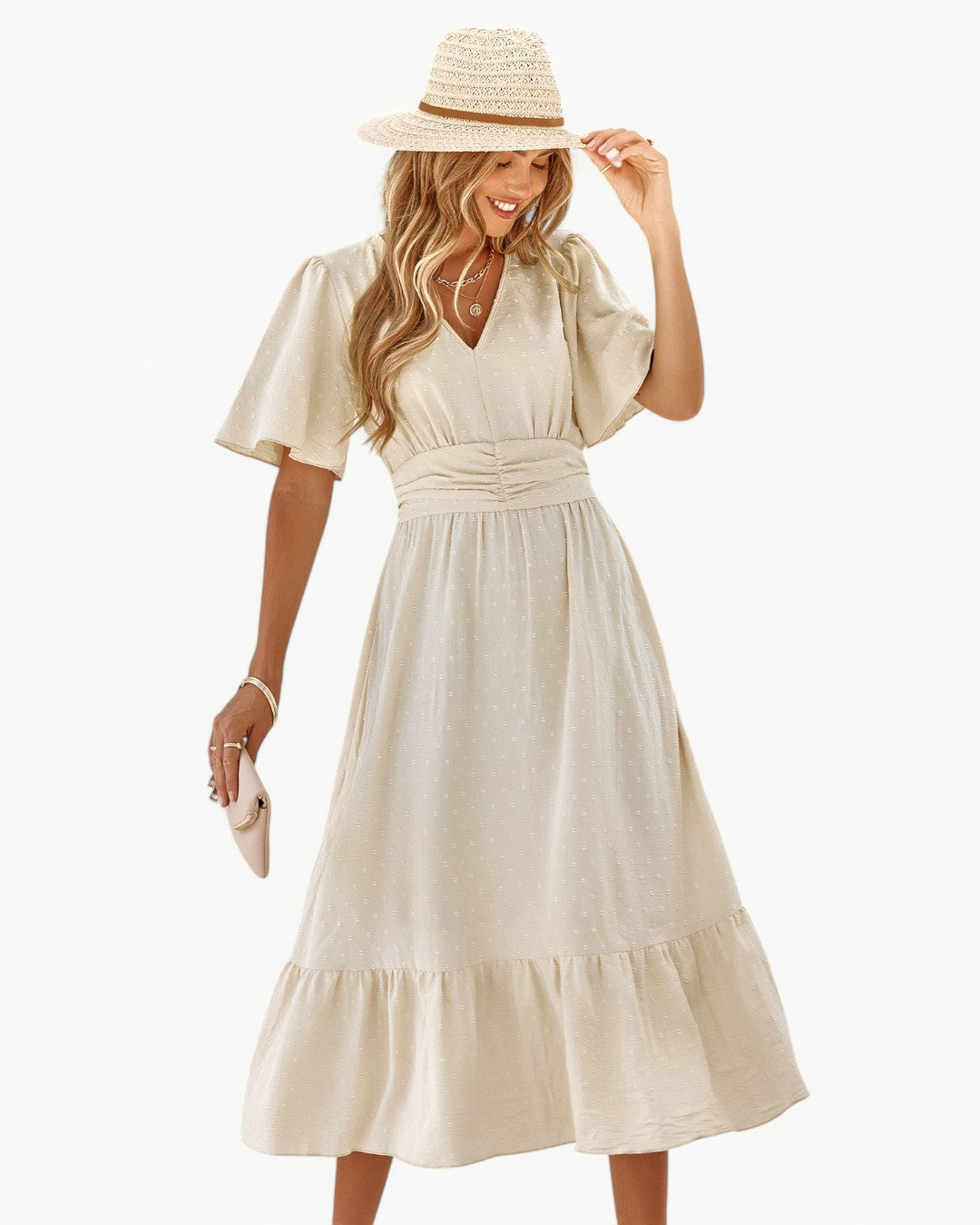Rosita™ Elegant embroidered dress