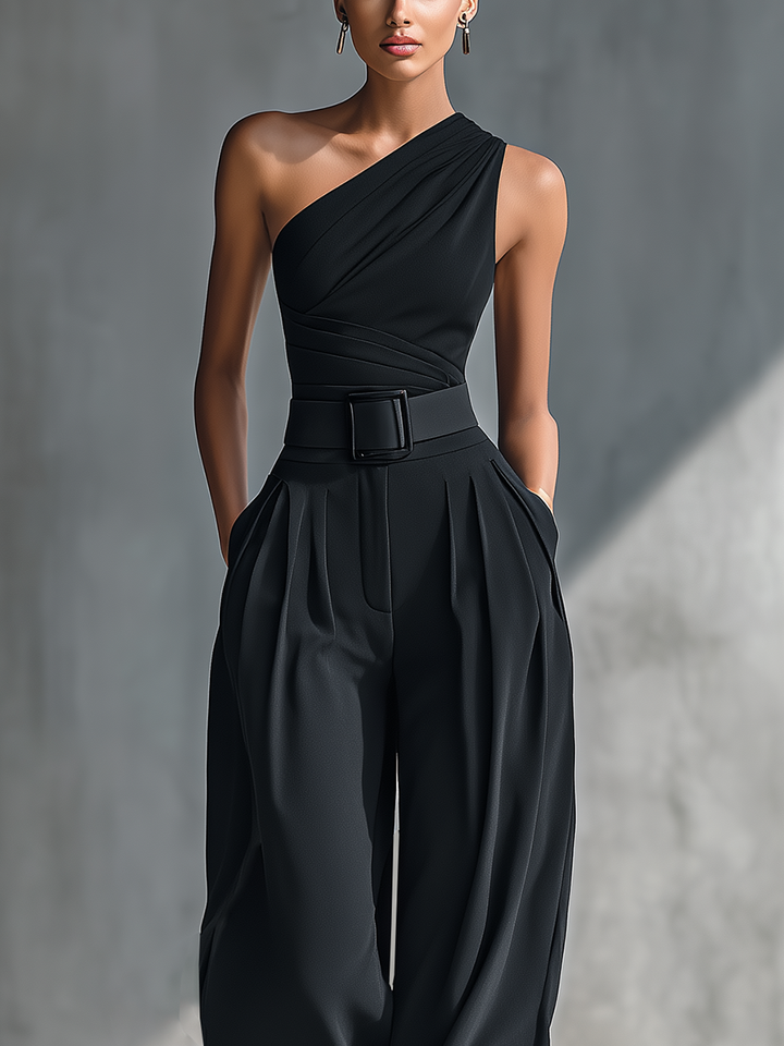 Vivienne™ Draped Wide-Leg Trousers