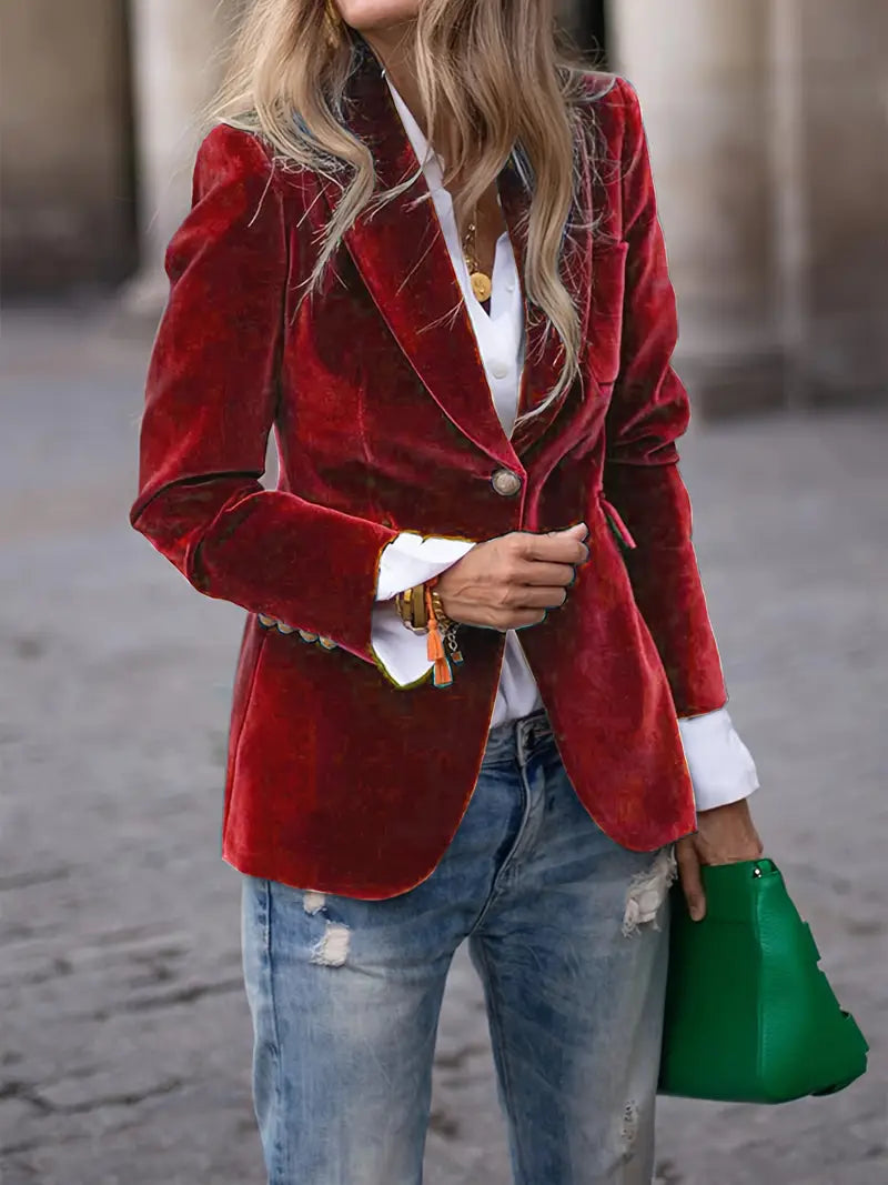 Hayden Julissa | Elegant Velvet Jacket