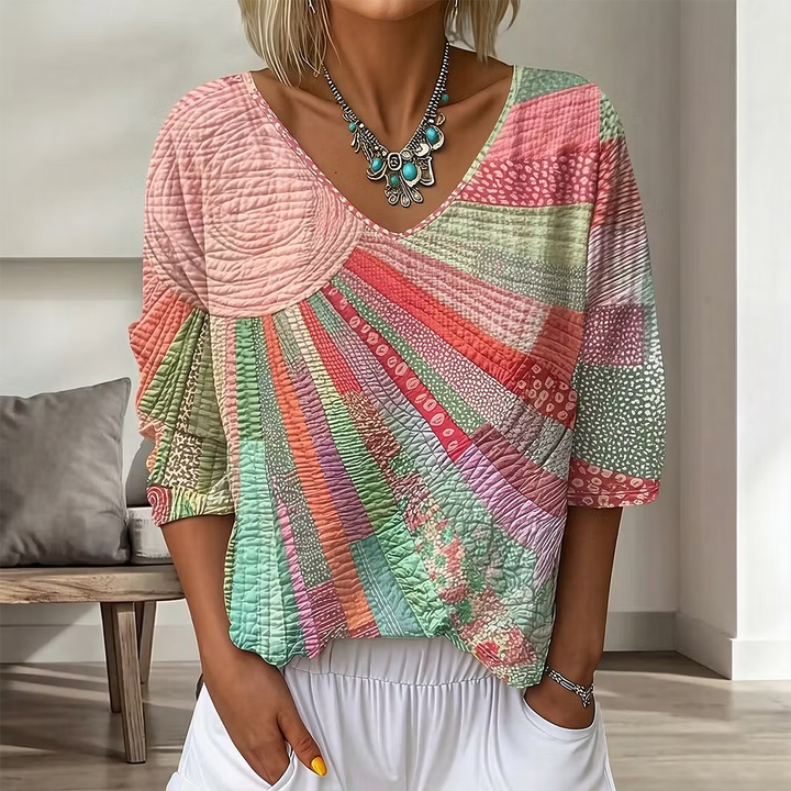 Elisabeth™ Relaxed Vintage Floral Top