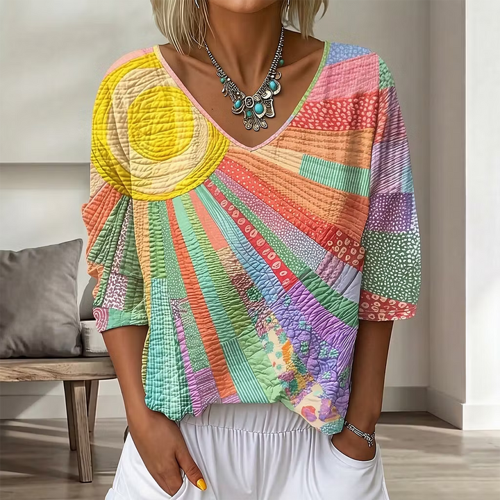 Elisabeth™ Relaxed Vintage Floral Top