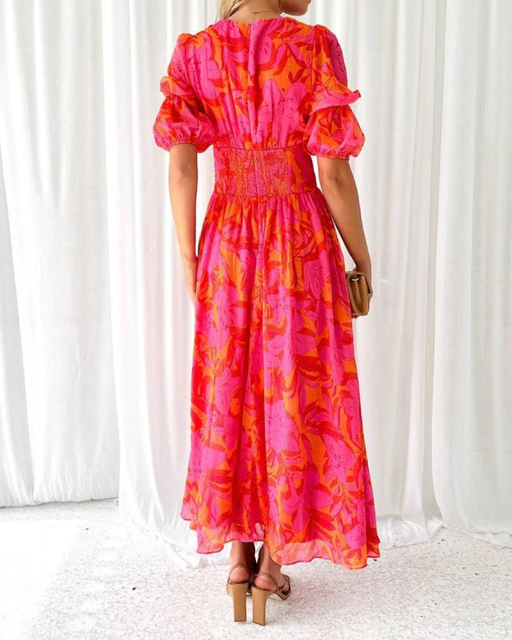Marcella™ Puff-Sleeve Maxi Dress