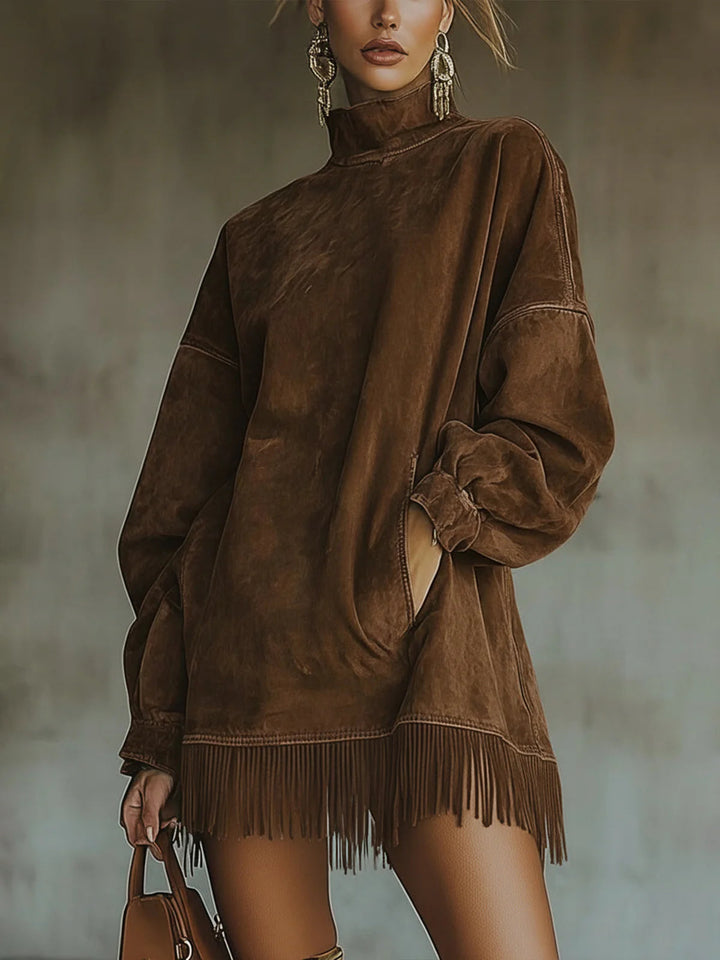 Hayden Journey™ | Long-Sleeve Dress With Fringe