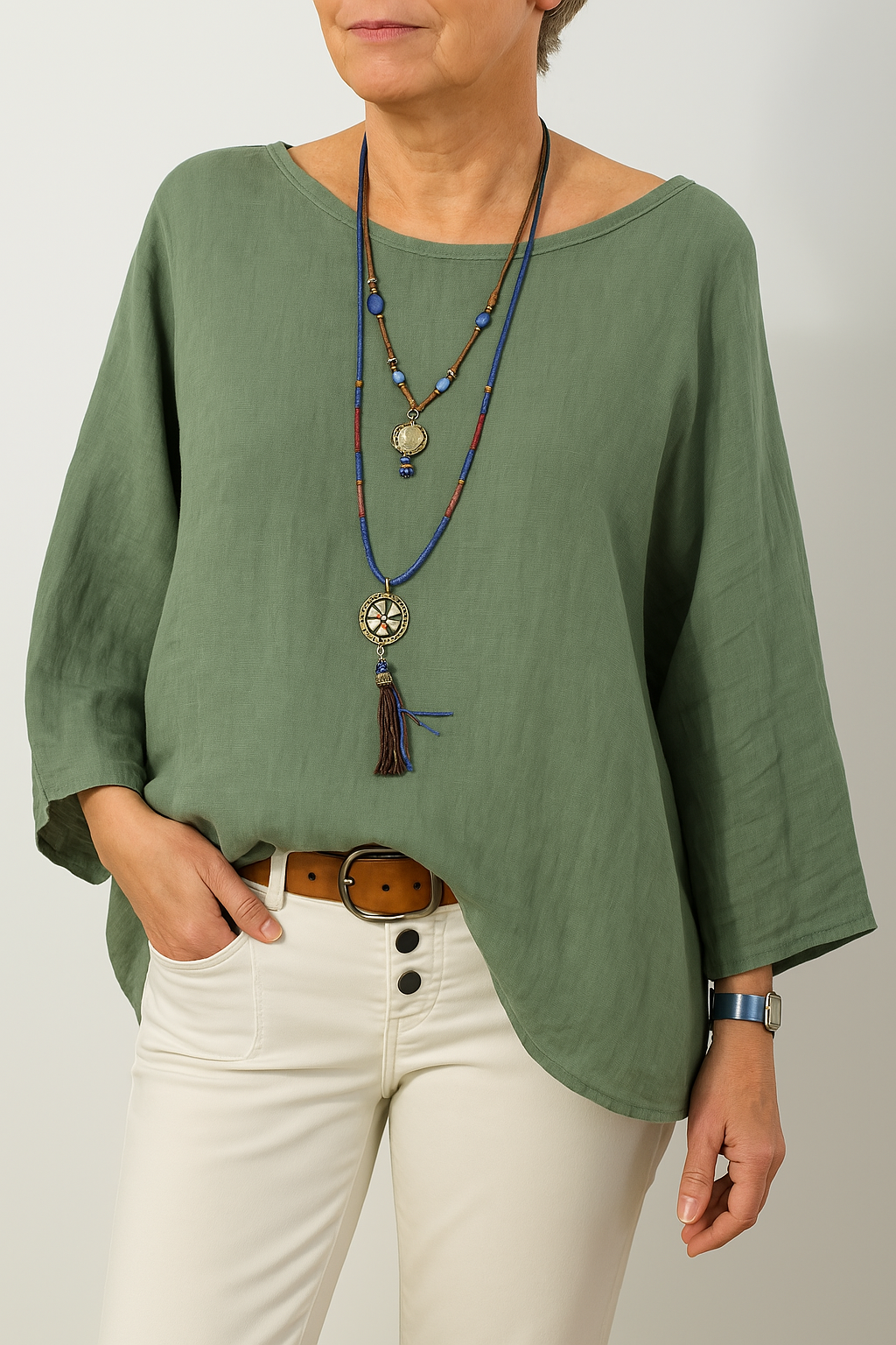 Haden Kalia | Oversized Blouse – Soft, Lightweight & Breezy Fit