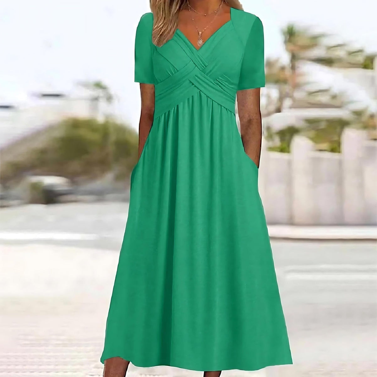 ANGELI™ - Elegant Midi Dress