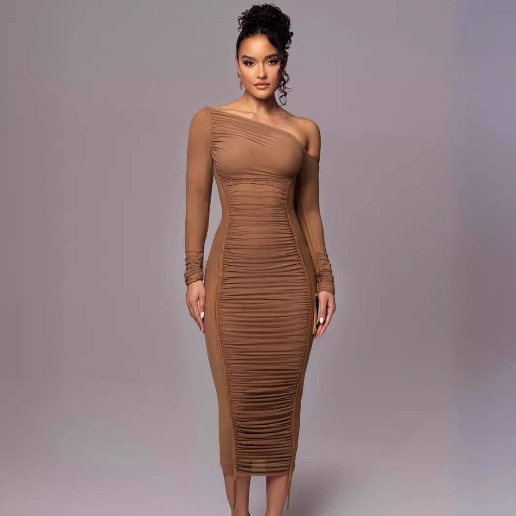 BENTE™ - Classy Bodycon Long Sleeve Midi Dress