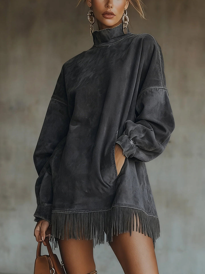 Hayden Journey™ | Long-Sleeve Dress With Fringe