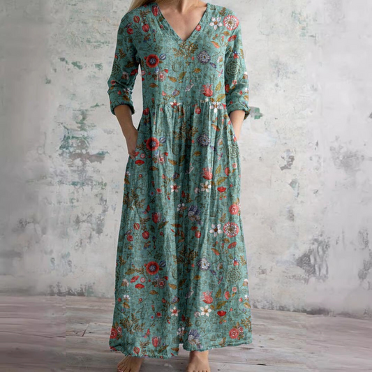 Elodie™ V-Neck A-Line Summer Dress