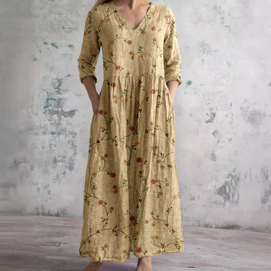 Amélie™ V-Neck A-Line Summer Dress