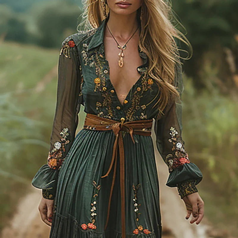 Hayden Auré | Boho Floral Maxi Dress