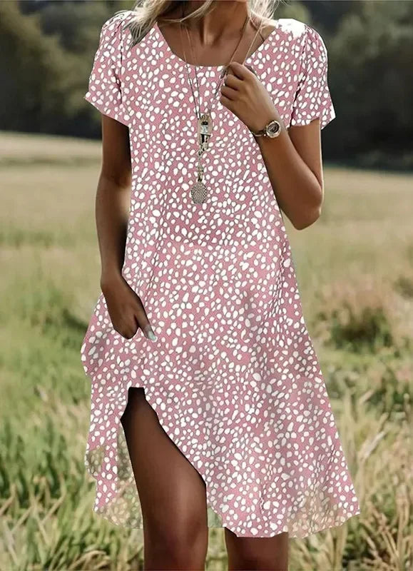 Hayden Mary | Short Sleeve Midi Dress