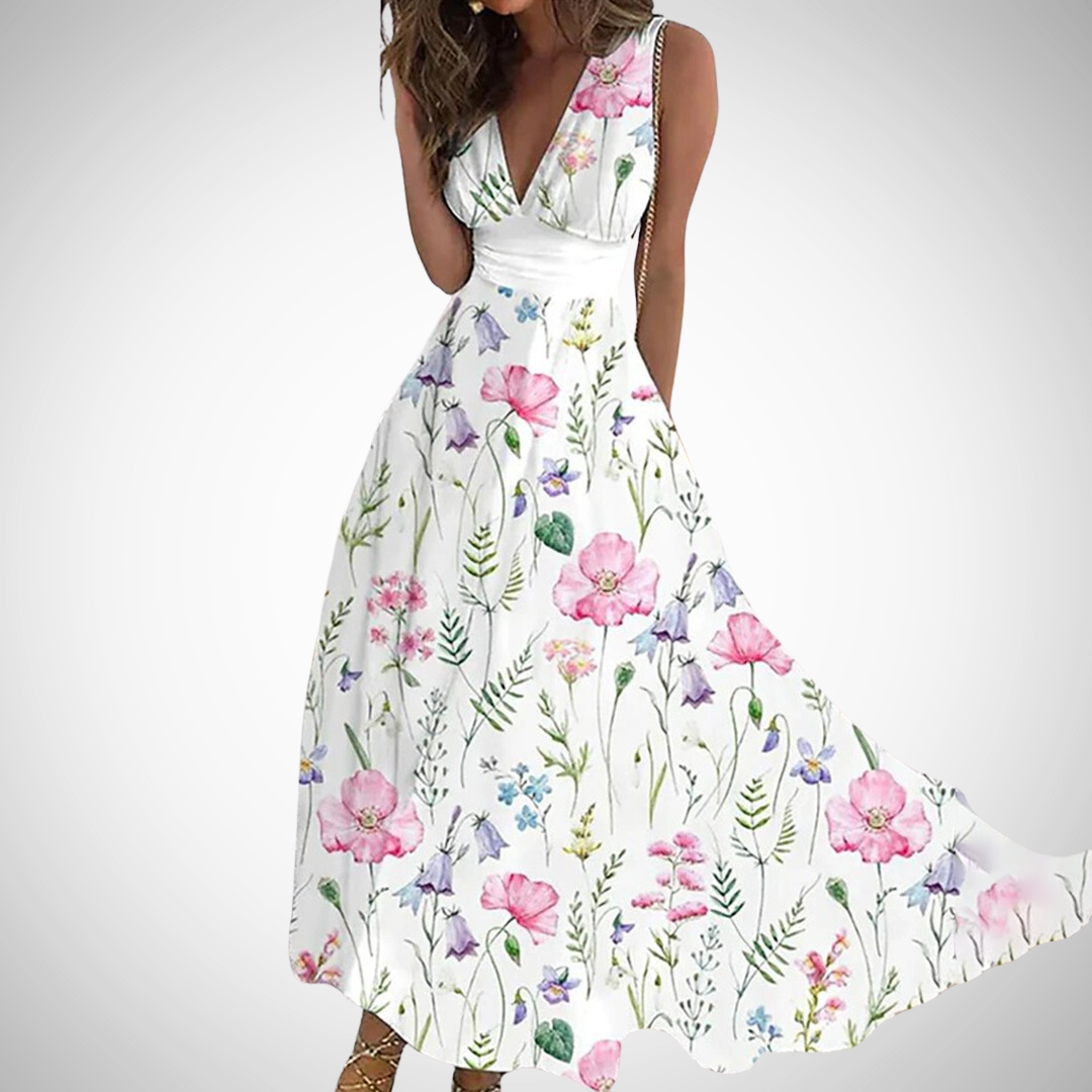 MIRIANNE™ - Timeless Floral Maxi Dress