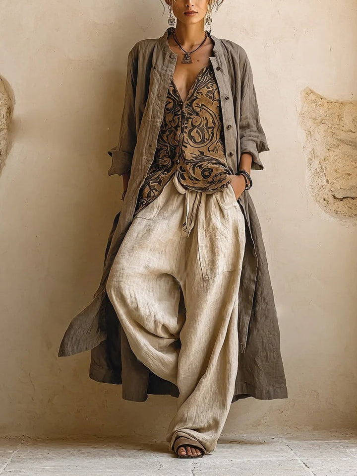 Marielle™ Linen Three-Piece Set