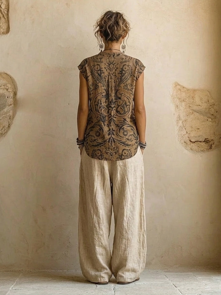Marielle™ Linen Three-Piece Set