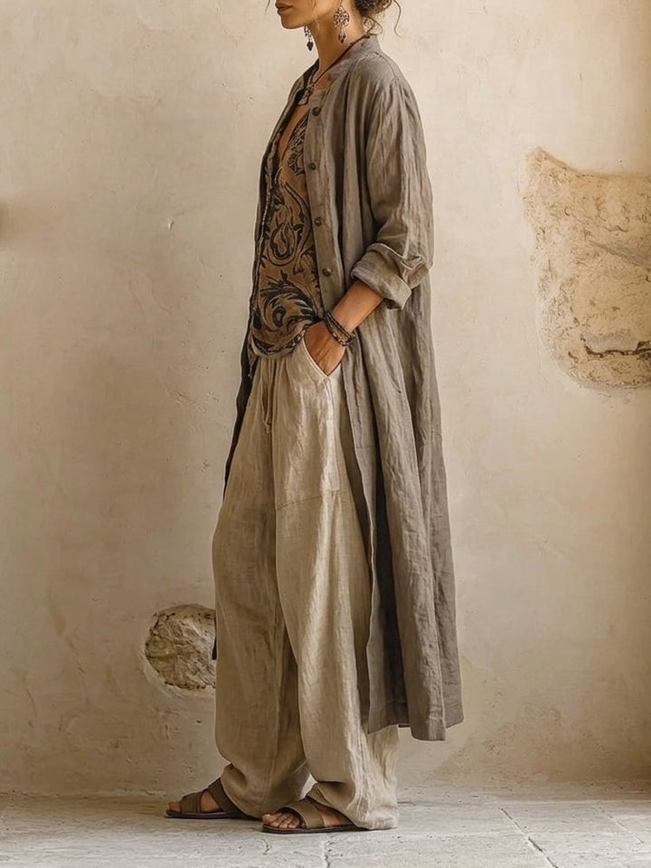 Marielle™ Linen Three-Piece Set