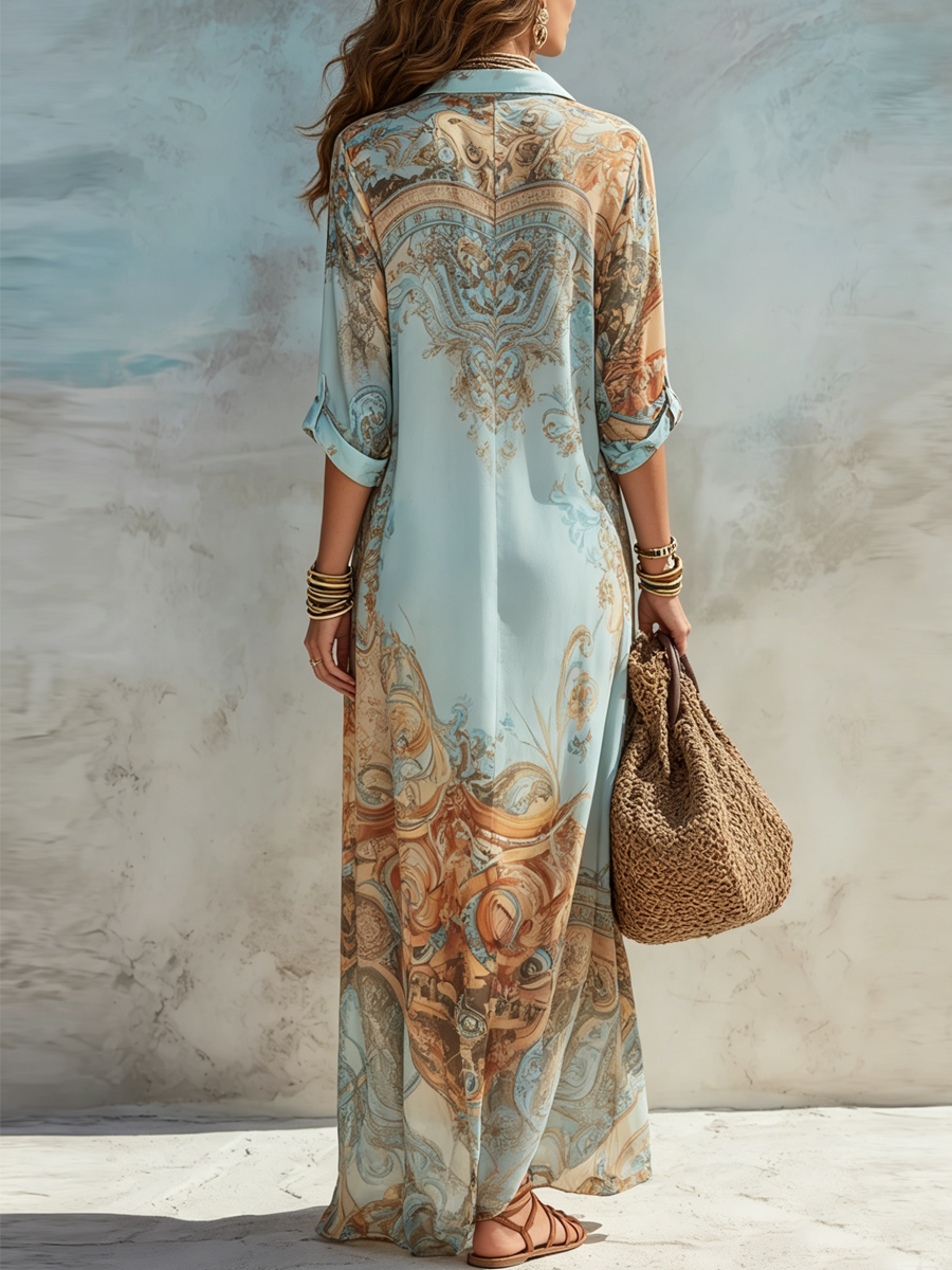 Lucinda™ Elegant Shirt Dress