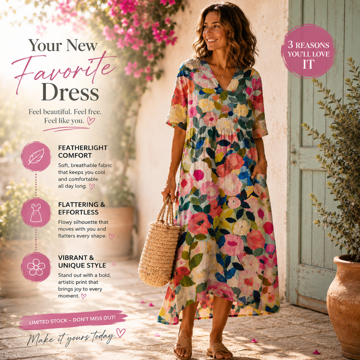 Anastasia™ Colorful Floral Summer Dress