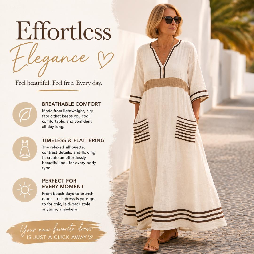 Maristella™ Flattering Summer Maxi Dress
