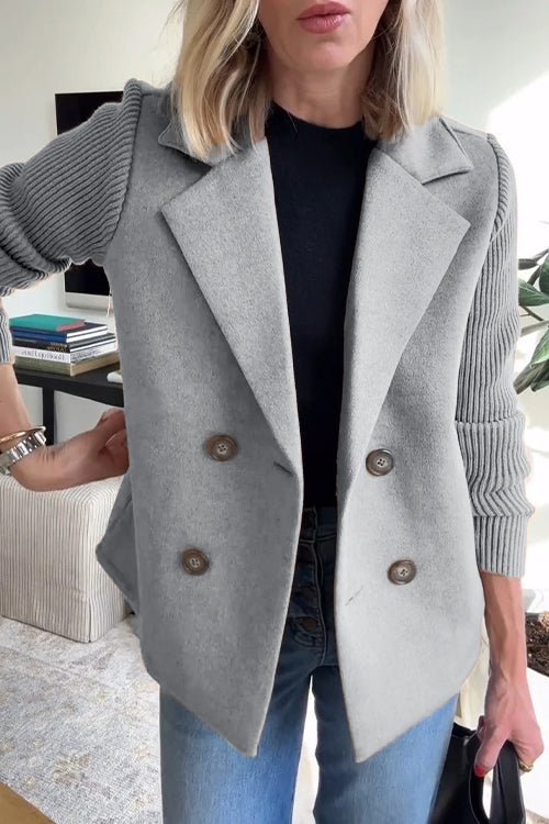 Kristiana™ Elegant Knitted Blazer