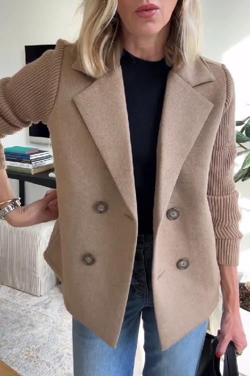 Kristiana™ Elegant Knitted Blazer