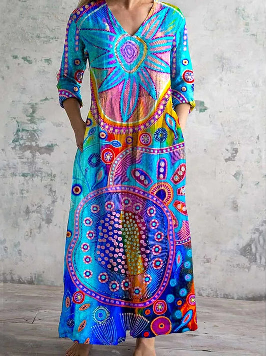 Mirabelle™ V-Neck A-Line Summer Dress