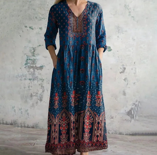 Sienna™ V-Neck A-Line Summer Dress
