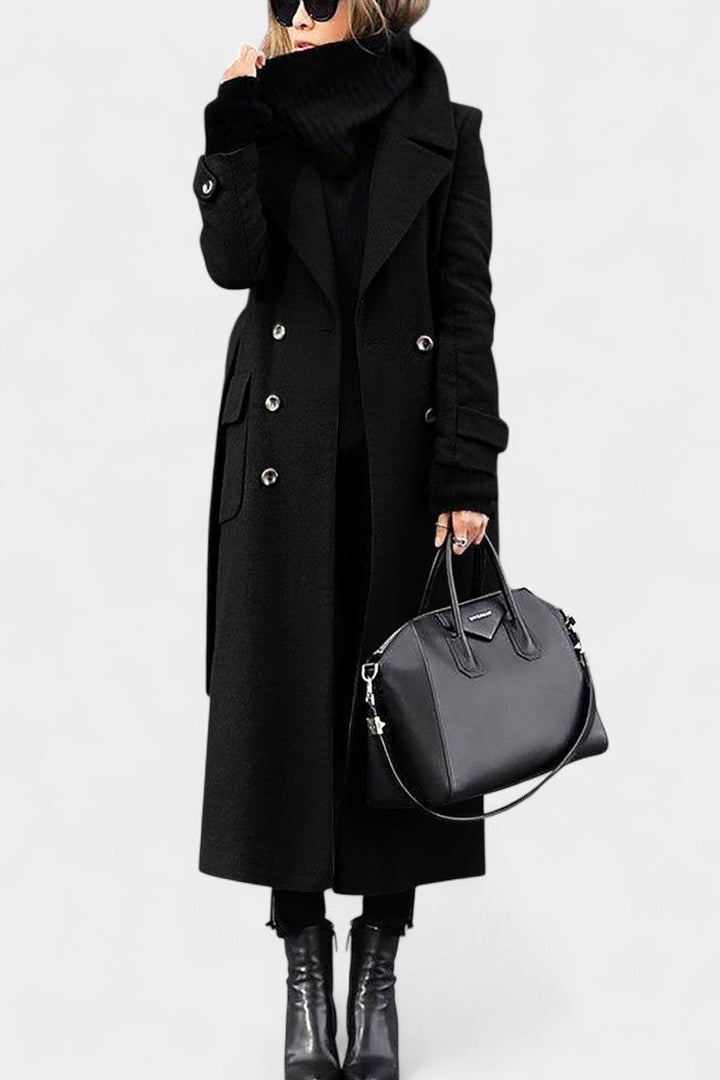 Hayden Milia | Timeless Double-Breasted Coat