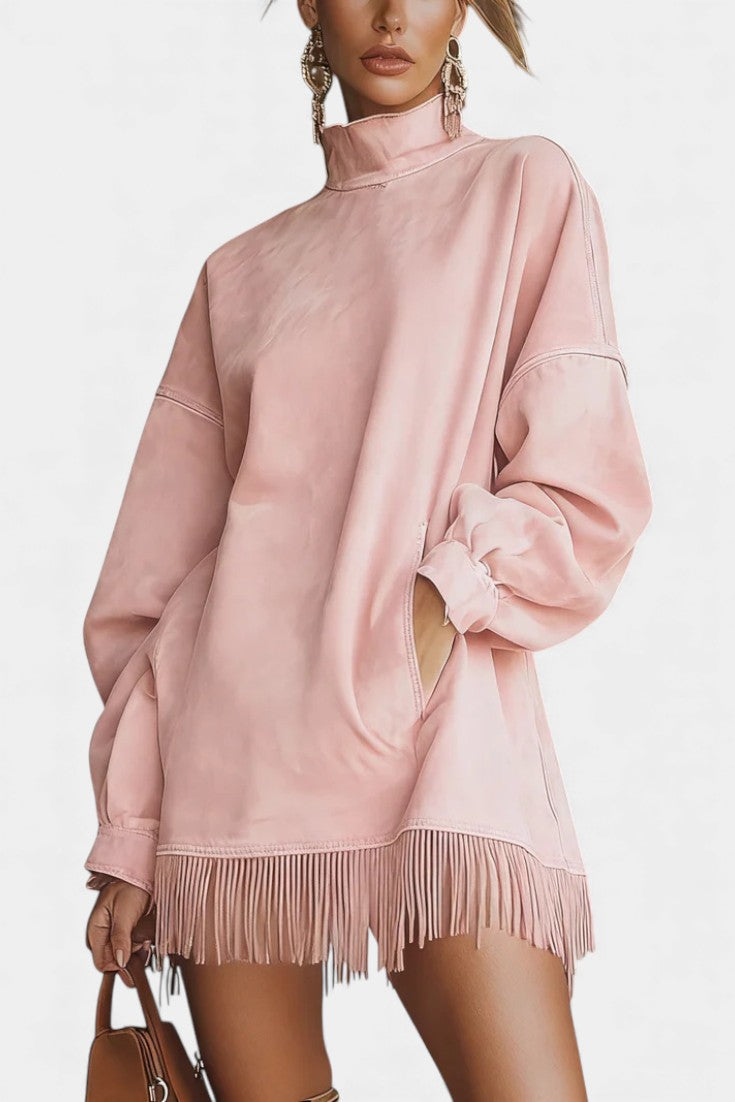 Hayden Journey™ | Long-Sleeve Dress With Fringe