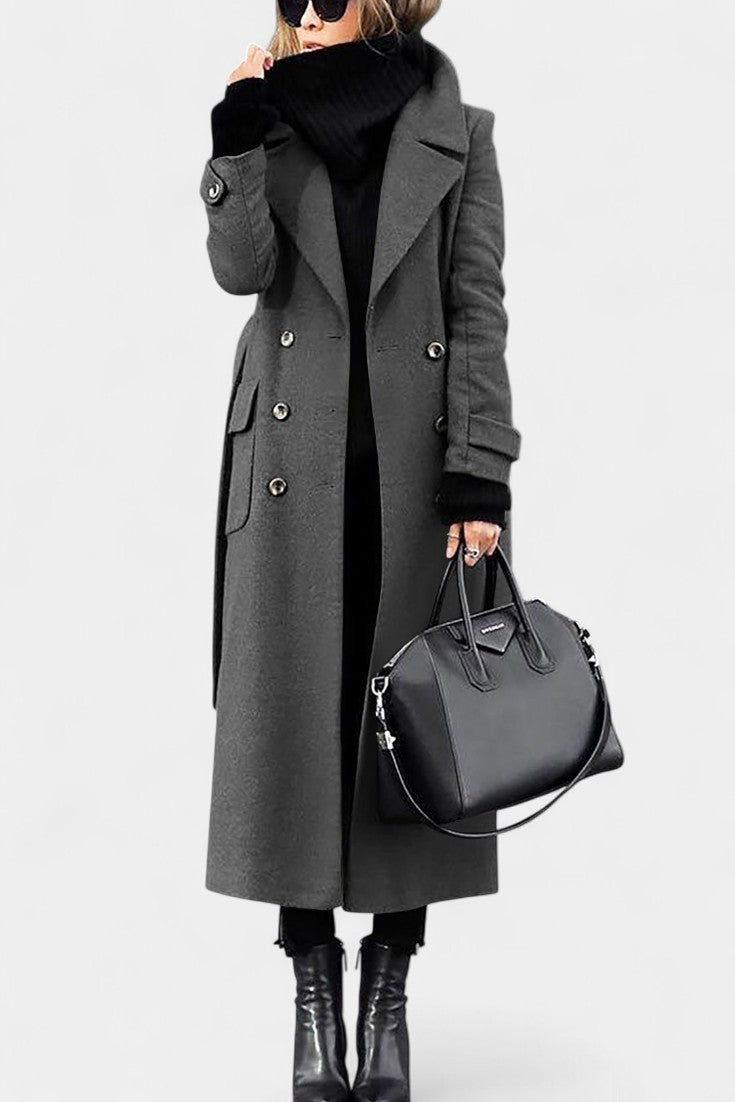 Hayden Milia | Timeless Double-Breasted Coat