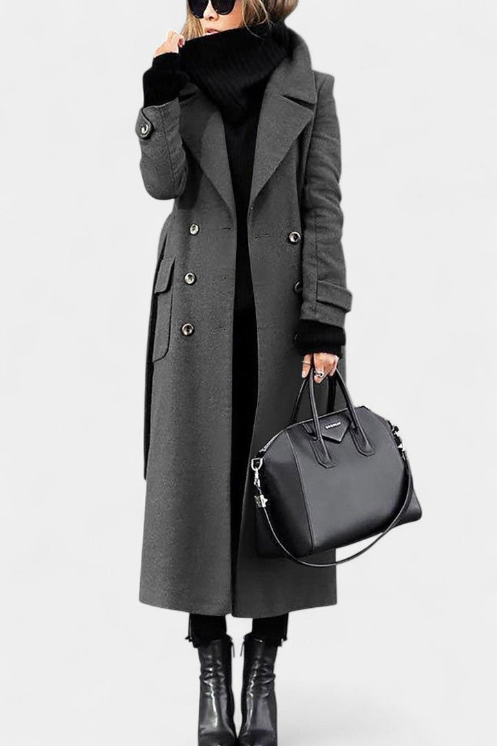 Hayden Milia | Timeless Double-Breasted Coat