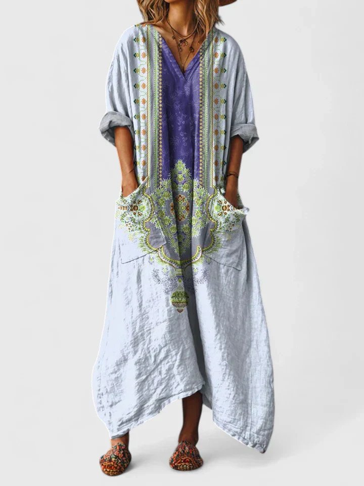 Alessandra™ Bohemian Printed Maxi Dress