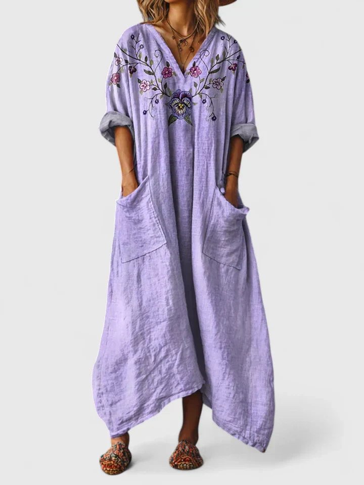 Alessandra™ Bohemian Printed Maxi Dress